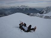 Salita invernale dalla Malga Polzone (1570 m.) al Passo del Pizzo di Petto (2200 m.) merc. 27 gennaio 2010 - FOTOGALLERY